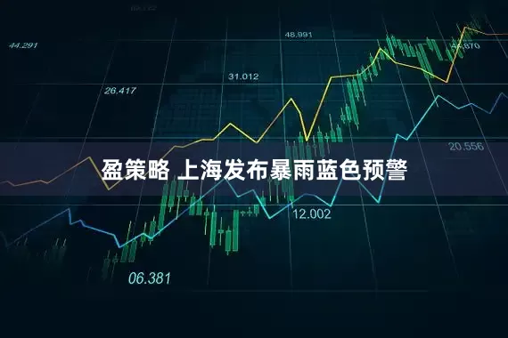 盈策略 上海发布暴雨蓝色预警