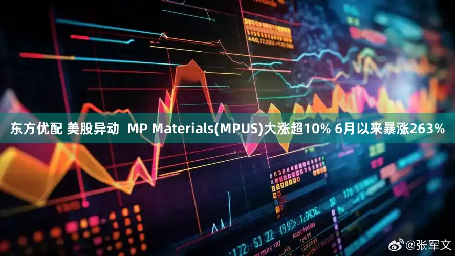 东方优配 美股异动  MP Materials(MPUS)大涨超10% 6月以来暴涨263%